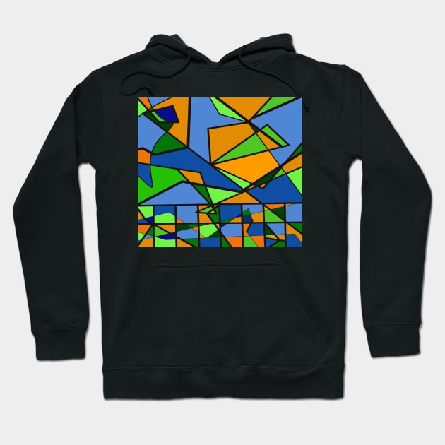 Stained Glass Pattern Art Hoodie by PoetandChef